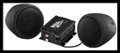 Boss Audio Systems 600 watt Motorcycle/ATV Sound System with Bluetooth Audio Streaming - Black