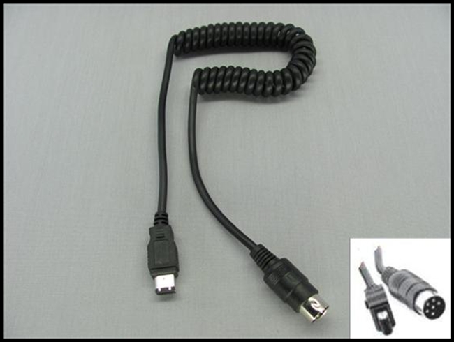 IMC MOTORCOM REPLACEMENT USB-FIREWIRE SERIES HEADSET COIL CORD - 6 PIN
