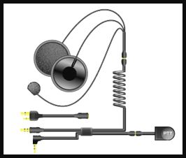 IMC-HS-410-FULL FACE CELL PHONE AND TWO WAY RADIO HEADSET