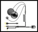 IMC-HS-410-FULL FACE CELL PHONE AND TWO WAY RADIO HEADSET