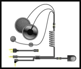 IMC-HS-430-OPEN FACE/FLIP FRONT HEADSET FOR MOST TWO WAY RADIOS AND CELL PHONE