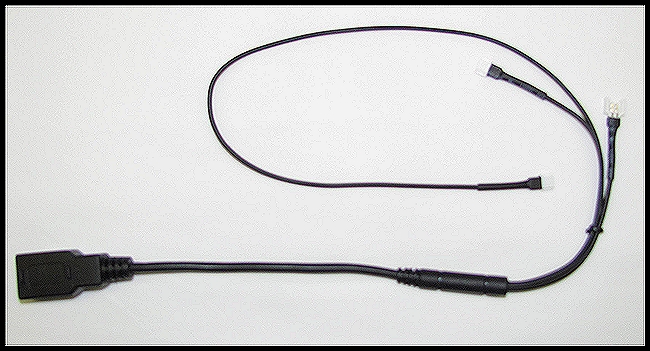 IMC MOTORCOM REPLACEMENT USB-FIREWIRE SERIES HEADSET PIGTAIL ASSEMBLY