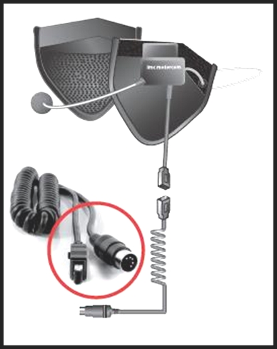 IMC-HS-G170U - IMC HALF HELMET HEADSET KIT FOR 5 PIN AUDIO SYSTEMS