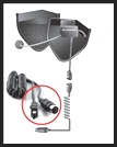 IMC-HS-G170U - IMC HALF HELMET HEADSET KIT FOR 5 PIN AUDIO SYSTEMS