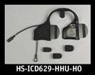 JM-HS-ICD629-HHU-HO-Elite Series Integrated Headset w/HO AeroMike V for Shorty-style Helmets