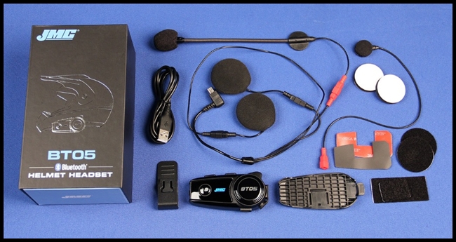 JMC BT-05 Bluetooth Headset Perf-Series for Flip-up Modular/Full-Face/Open-Face Style Helmets