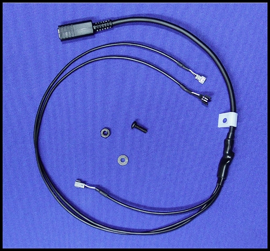 J&M Elite 801 Series Clamp-Less Style Headset Component Upper Cord Pigtail Assy Only