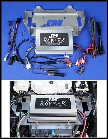JMC ROKKER Stage6 800w DSP 4-ch Amp kit for 2014-23 Harley StreetGlide