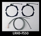 JM-LRHD-FS50 - LED Light Rings for J&M� Fairing Speakers 1998-2010 Harley�