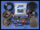 J&M ROKKER Performance Series 400w 4-Speaker/Amp Kit for 98-13 Harley Ultra/Ultra Ltd/Tri-Glide