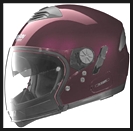 NOLAN N43 TRILOGY WINE CHERRY CROSSOVER HELMET