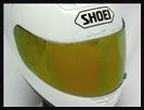 SHO-CX1V-GLD-SHOEI CX1V SHIELD GOLD