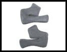 SHO-RF1000/TZR-CP - SHOEI RF-1000 AND TZ-R REPLACEMENT INTERIOR CHEEK PADS