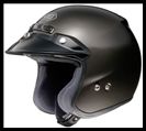 SHO-RJPLATR-ANTH-RJ PLATINUM-R OPEN-FACE HELMET ANTHRACITE