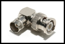 SIERRA BNC MALE TO BNC FEMALE RIGHT ANGLE CONNECTOR