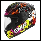 SMK BIONIC YOUTH FULL-FACE HELMET - CHIMPZ GRAPHIC - MA267