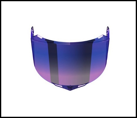 SMK BIONIC YOUTH REPLACEMENT EXTERNAL SHIELD - RAINBOW MIRROR