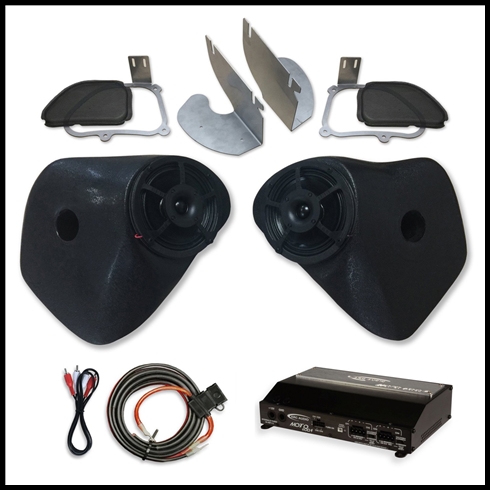 SINISTER SOUND - 1998-2013 Harley-Davidson Road Glide Fairing System w/ Arc Audio Moto720 Amp