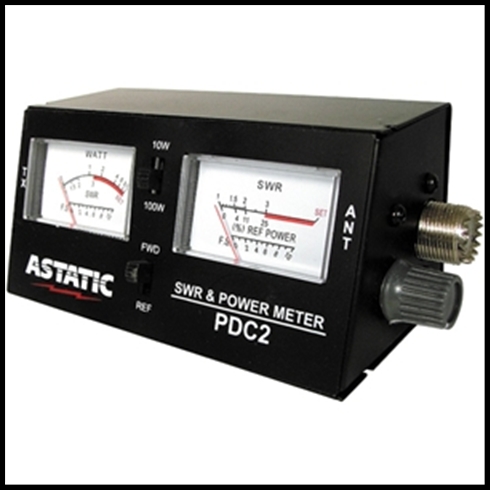 ASTATIC PDC 2 SWR /RF POWER/FIELD STRENGTH TEST METER