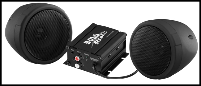 boss 600 watt motorcycle speakers