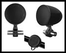 Boss Audio 3" Motorcycle Speakers w/ Built-in Amplifier/Bluetooth/Wired Handlebar Control - Black