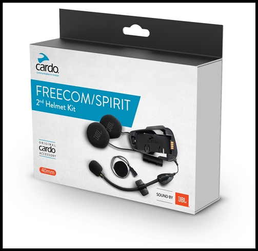 CARDO FREECOM/SPIRIT 2ND HELMET KIT WITH SOUND BY JBL