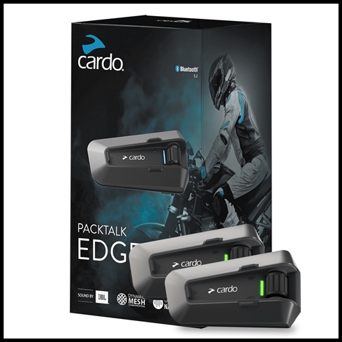 Sierra Electronics, CARDO Packtalk EDGE DUO Bluetooth Headsets - World's  best communicator for up to 15 riders., CARDO HEADSETS