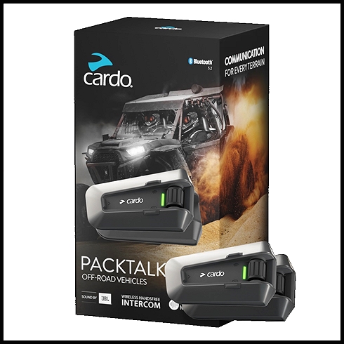 CARDO Packtalk EDGE ORV DUO Bluetooth Headset - Communication For Every Terrain