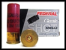 FEDERAL CLASSIC HI-BRASS SHOTSHELLS 12 GA. 2 3/4 IN. MAX. DRAM EQ. 9 PELLETS 00 BUCK SHOT - BOX OF 5