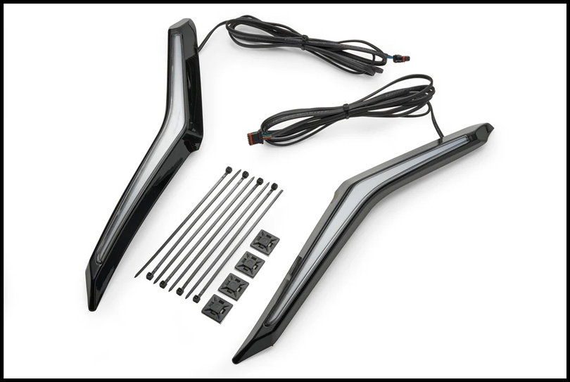 GOLDSTRIKE - STRIKE WINDSHIELD TRIM FOR GOLD WING - BLACK