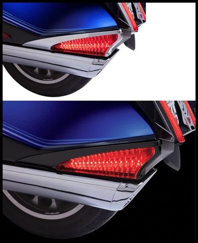 GOLDSTRIKE - LED Saddlebag Lights in Chrome or Black