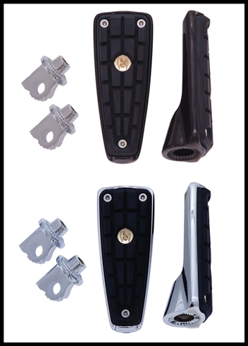 GOLDSTRIKE - CMX Footpegs with Male Clevis Mounts (pair) in Chrome or Black