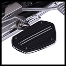 GOLDSTRIKE - Twin Rail Floorboards with Driver Adapters for GoldWing in Chrome or Black
