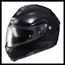 HJC c91 MODULAR FLIP-FRONT HELMET WITH SUNSHIELD VISOR SYSTEM - BLACK