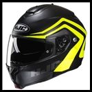 HJC c91 MODULAR FLIP-FRONT HELMET WITH SUNSHIELD VISOR SYSTEM - NEPOS MC-3HSF GRAPHIC