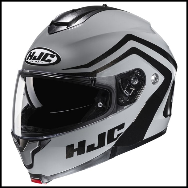 HJC c91 MODULAR FLIP-FRONT HELMET WITH SUNSHIELD VISOR SYSTEM - NEPOS MC-5 GRAPHIC