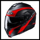 HJC c91 MODULAR FLIP-FRONT HELMET WITH SUNSHIELD VISOR SYSTEM - TALY MC-1SF GRAPHIC