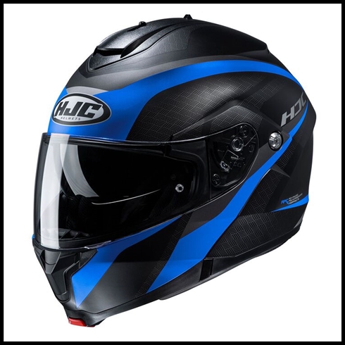 HJC c91 MODULAR FLIP-FRONT HELMET WITH SUNSHIELD VISOR SYSTEM - TALY MC-2SF GRAPHIC