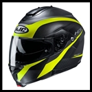 HJC c91 MODULAR FLIP-FRONT HELMET WITH SUNSHIELD VISOR SYSTEM - TALY MC-3HSF GRAPHIC