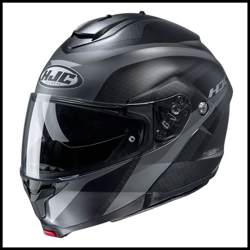 HJC c91 MODULAR FLIP-FRONT HELMET WITH SUNSHIELD VISOR SYSTEM - TALY MC-5SF GRAPHIC