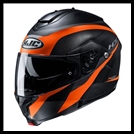 HJC c91 MODULAR FLIP-FRONT HELMET WITH SUNSHIELD VISOR SYSTEM - TALY MC-7SF GRAPHIC