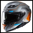 HJC F71 MODERN SPORT TOURING FULL-FACE HELMET WITH SUNSHIELD VISOR SYSTEM - ARCAN MC-27SF GRAPHIC