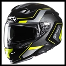 HJC F71 MODERN SPORT TOURING FULL-FACE HELMET WITH SUNSHIELD VISOR SYSTEM - ARCAN MC-3H GRAPHIC