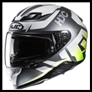 HJC F71 MODERN SPORT TOURING FULL-FACE HELMET WITH SUNSHIELD VISOR SYSTEM - BARD MC-4HSF GRAPHIC