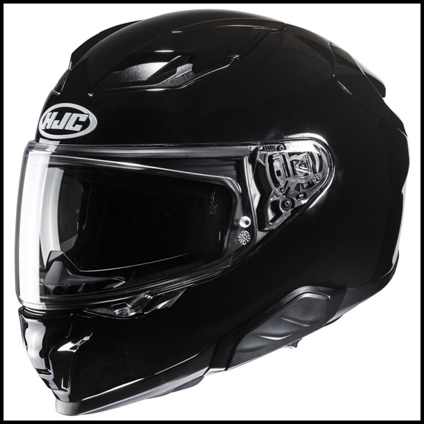 HJC F71 MODERN SPORT TOURING FULL-FACE HELMET WITH SUNSHIELD VISOR SYSTEM - BLACK