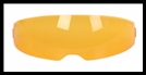 HJC HJ-V9 REPLACEMENT INTERIOR SUNSHIELD - AMBER (HI-DEFINITION)