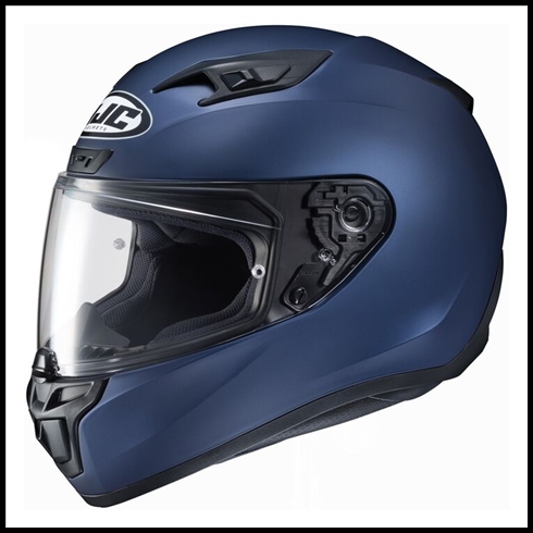 i10 Solid Color Helmet Md Semi-Flat Metallic Blue 1502-463 