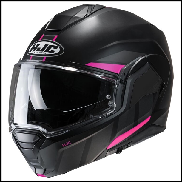 HJC i100 FULL ROTATION CHIN BAR MODULAR HELMET WITH SUNSHIELD VISOR SYSTEM - BEIS MC-8SF GRAPHIC