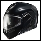 HJC i100 FULL ROTATION CHIN BAR MODULAR HELMET WITH SUNSHIELD VISOR SYSTEM - BLACK