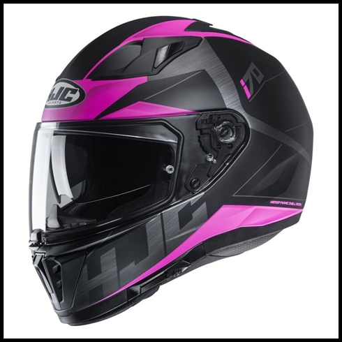 HJC i70 SPORT TOURING FULL-FACE HELMET WITH SUNSHIELD VISOR SYSTEM - ELUMA MC-8SF GRAPHIC